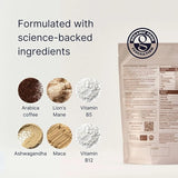 Dirtea Mushroom Coffee with Organic Lion’s Mane, Maca, Ashwagandha & Vitamin B Complex