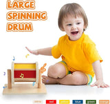 Adena Montessori Full‑Size Spinning Drum