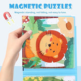 3-in-1 Magnetic Animal Puzzle Book