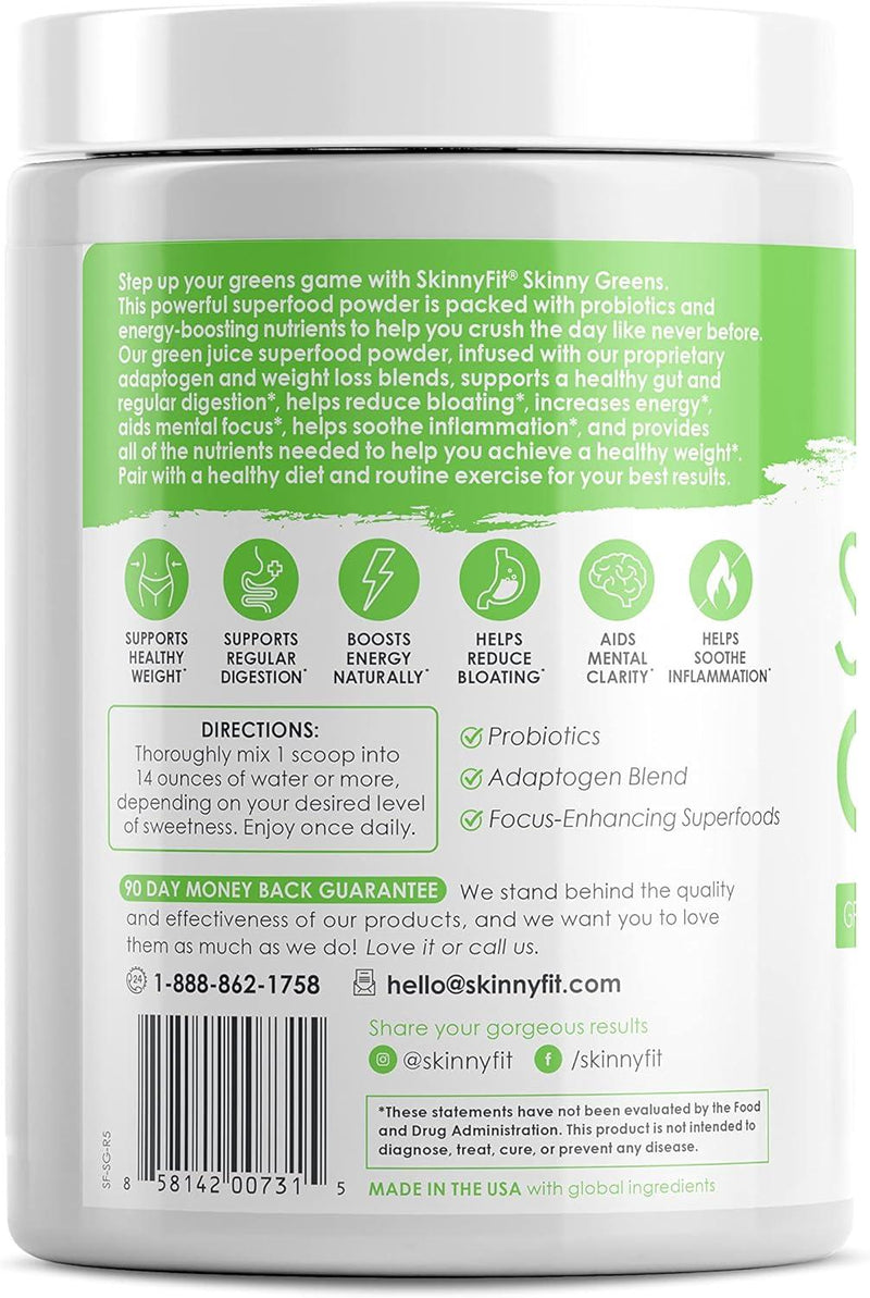 Skinny Greens™ Green Apple – Green Juice Superfood Powder