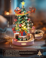 Christmas Melody Tree Music Box – 3D Wooden Puzzle with Light