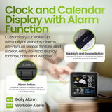 Home Weather Station & Indoor/Outdoor Thermometer Wireless – Weather Forecast, Barometer & Moon Phase Display