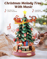 Christmas Melody Tree Music Box – 3D Wooden Puzzle with Light