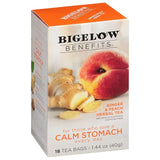 Bigelow Benefits® Calm Stomach – Ginger & Peach Herbal Tea