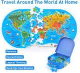 Kids' World Map Floor Puzzle