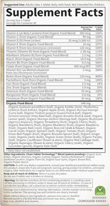 Garden of Life Organics • Women's Once Daily Multi (60 Tablets)