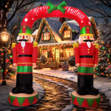 8FT Inflatable Nutcracker Archway – Giant Outdoor Christmas Entrance Decoration