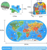 Kids' World Map Floor Puzzle