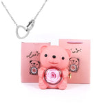 Teddy Bear - Eternal Rose Gifts Box