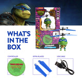 Nickelodeon TMNT 3.5" Big Head Motion Sensing UFO Helicopter Series