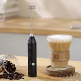 Mini Electric Handheld Milk Frother – USB Rechargeable Coffee, Latte & Cocktail Mixer