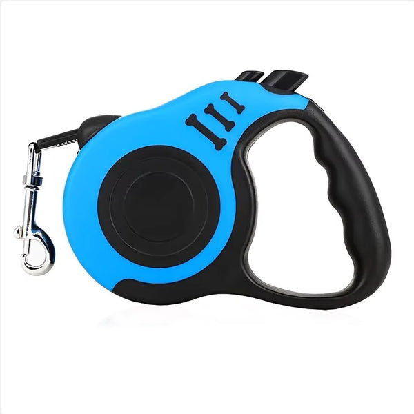 Automatic Retractable Dog Leash with Nylon Belt & Grip Handle