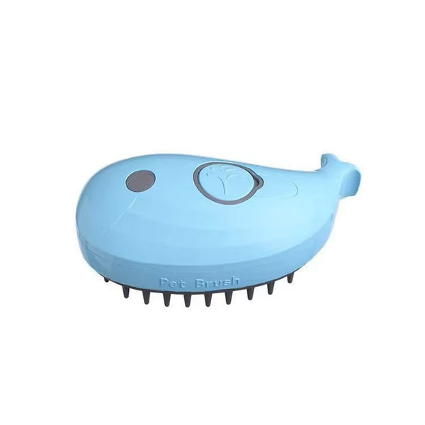 Whale Claw Design Steam Brush for Dogs & Cats – Rechargeable Pet Grooming Tool
