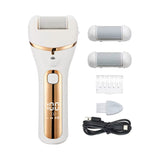 Electric Foot Callus Remover – USB Rechargeable Pedicure Grinder with 3 Grinding Heads & Strong Motor