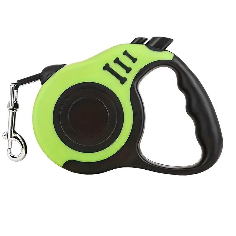 Automatic Retractable Dog Leash with Nylon Belt & Grip Handle