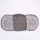 Chenille Pet Paw Microfiber Dog Bath Towel – Super Absorbent, Quick-Dry Pet Grooming Towel