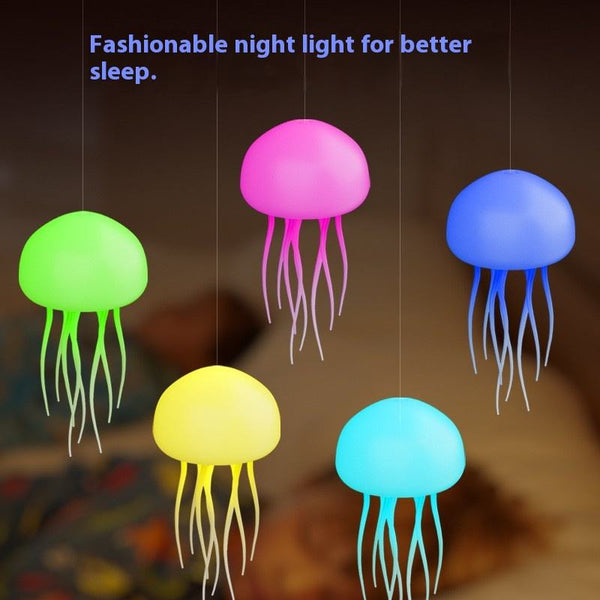 7-Color USB Floating Tentacle Jellyfish Lamp – Luminous Decor Light with Realistic Floating Effect & Color-Changing LED