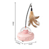 Smart Automatic Cat Teasing Toy – Self-Moving Feather & Laser Stick