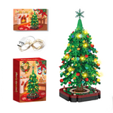 Christmas Tree Building Block Ornament Set – Creative DIY Holiday Toy Decoration Kit