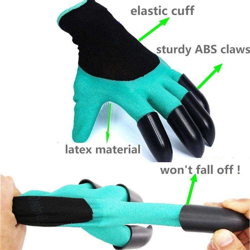 Waterproof Gardening Gloves with Claws – Durable Latex Grip for Digging & Planting