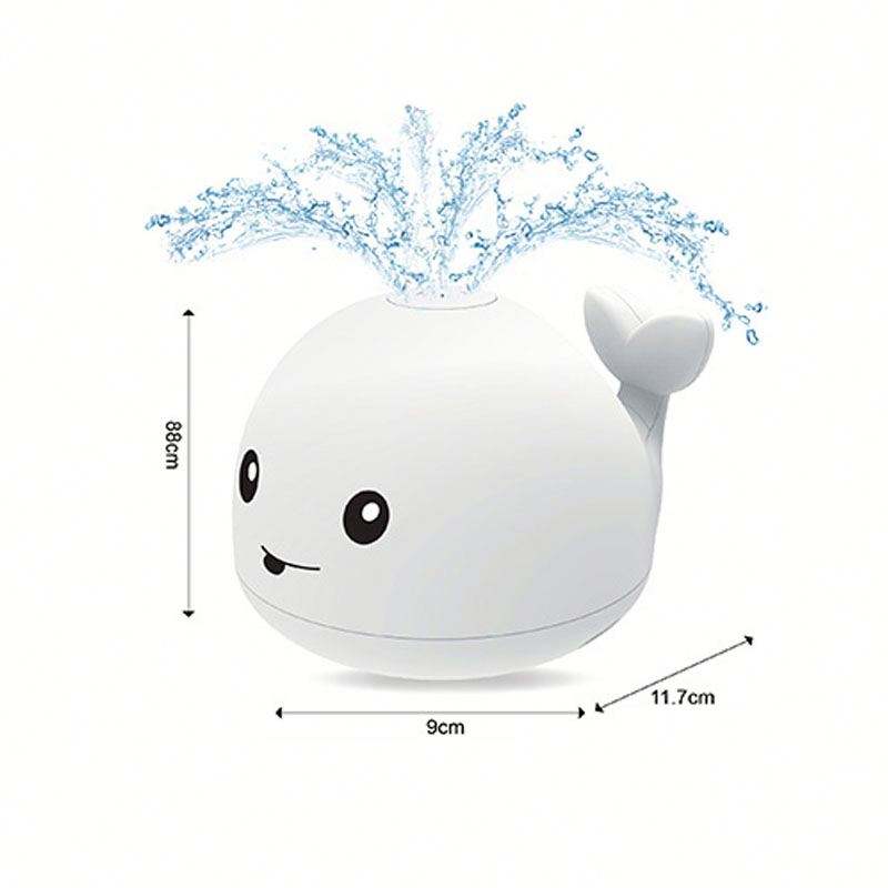 Baby Bath Toy – Electric Water Spray & LED Light Sprinkler – Portable Bath Time Fun for Kids