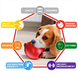 Eco-Friendly TPR Interactive Chew & Puzzle Ball – Bite-Resistant Anxiety Relief Toy for Dogs