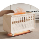 10W Bluetooth Portable White Noise Machine & Flame Aroma Diffuser – 8 Nature Sounds, Smart Home Sleep Aid