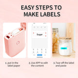 D11 Handheld Portable Bluetooth Label Printer – Mini Wireless Sticker Maker