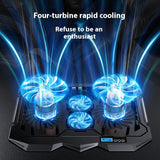 Silent Gaming Laptop Cooling Stand with Adjustable Bracket