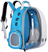 Transparent Capsule Pet Carrier Backpack – Foldable Travel Design