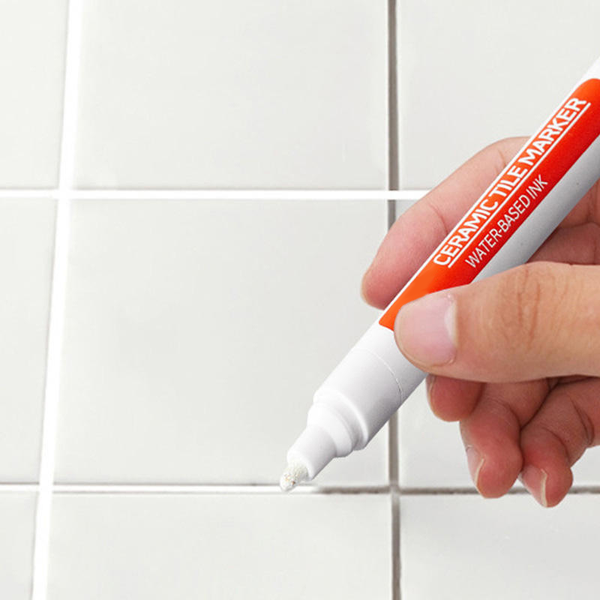 Waterproof Tile Grout Repair Pen – White Seam Restorer for Cleaning, Whitening, and Refreshing Bathroom and Kitchen Tiles