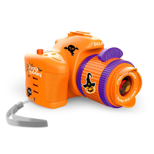 2025 Spooky Season Spotlight Halloween Projector Toy Camera – Kids Interactive Light Projector with Image Reels, Spooky Decoration & Gift Toy