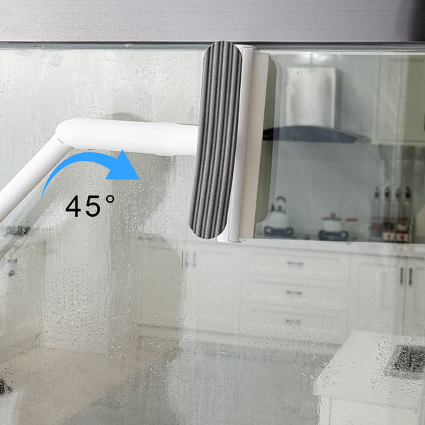 3-in-1 Window Wiper with Spray Bottle & Squeegee – Adjustable Handle for Glass, Mirrors & Car Windows
