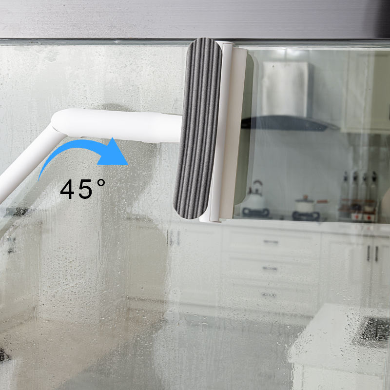 3-in-1 Window Wiper with Spray Bottle & Squeegee – Adjustable Handle for Glass, Mirrors & Car Windows