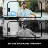 Smart Wi-Fi Video Doorbell Camera – PIR Motion Detection, IP65 Waterproof