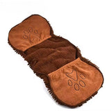 Chenille Pet Paw Microfiber Dog Bath Towel – Super Absorbent, Quick-Dry Pet Grooming Towel