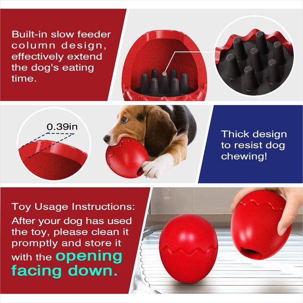 Eco-Friendly TPR Interactive Chew & Puzzle Ball – Bite-Resistant Anxiety Relief Toy for Dogs
