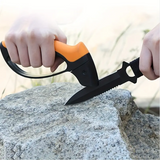 Portable 2-Stage Multi-Functional Knife Sharpener – Compact Handheld Tool for Outdoor & Kitchen Use