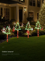 Waterproof Solar-Powered LED Christmas Tree Lights – Outdoor Garden Holiday Decoration