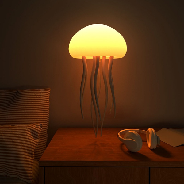 7-Color USB Floating Tentacle Jellyfish Lamp – Luminous Decor Light with Realistic Floating Effect & Color-Changing LED