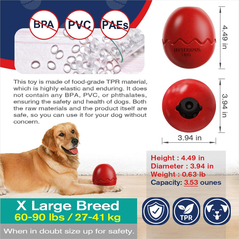 Eco-Friendly TPR Interactive Chew & Puzzle Ball – Bite-Resistant Anxiety Relief Toy for Dogs