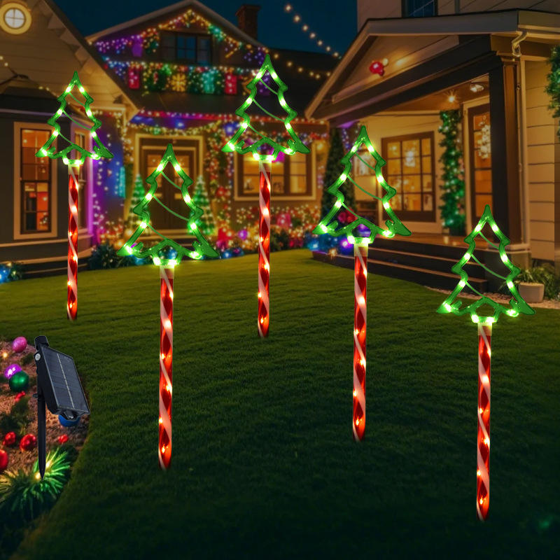 Waterproof Solar-Powered LED Christmas Tree Lights – Outdoor Garden Holiday Decoration