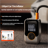 Mini Portable Wireless Electric Tire Inflator with LED Display