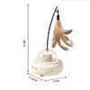 Smart Automatic Cat Teasing Toy – Self-Moving Feather & Laser Stick