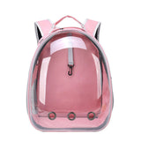 Transparent Capsule Pet Carrier Backpack – Foldable Travel Design