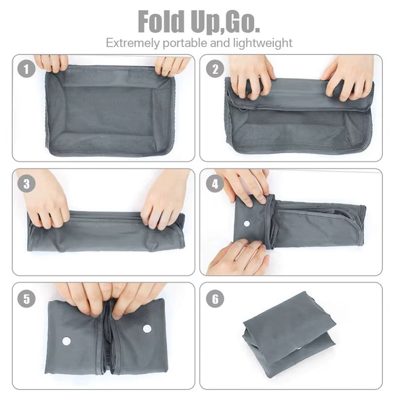8-Piece Fashion Travel Storage & Packing Cubes Set – Portable Luggage Organizers with Zippers