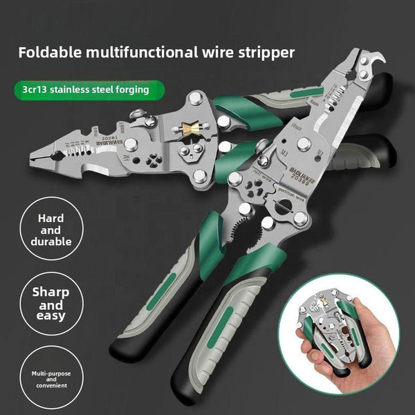 18-in-1 Folding Multi-Tool Pliers – Portable Stainless Steel Survival Tool
