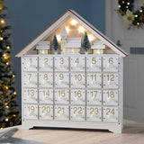 DIY LED Light-Up Wooden Advent Calendar – 24-Day Christmas Countdown Decoration