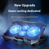 Silent Gaming Laptop Cooling Stand with Adjustable Bracket
