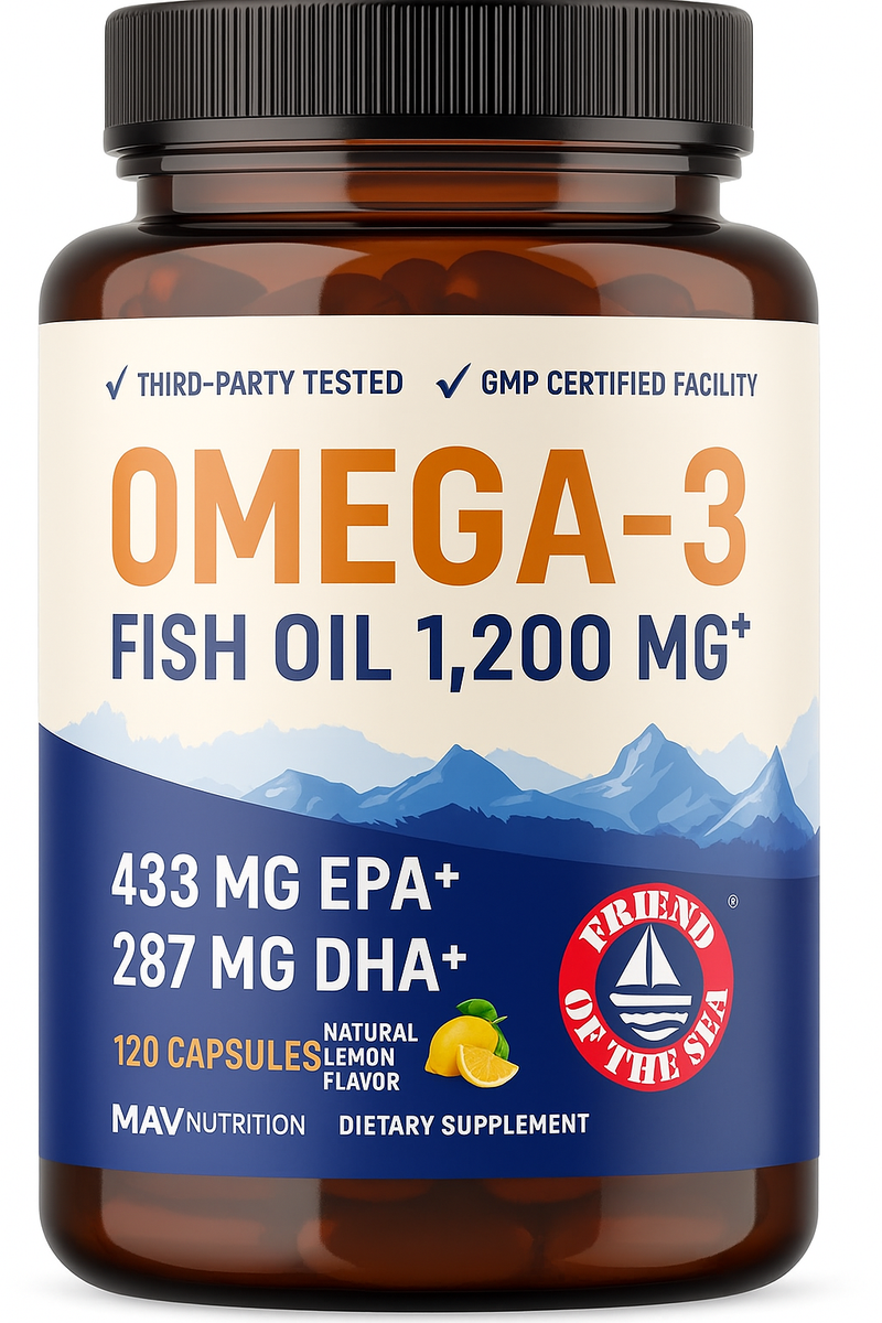Triple Strength Omega‑3 Fish Oil